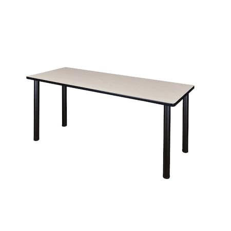 Kee Regency Kee 60 x 24 in. Training Seminar Table- Maple Top, Black Legs MT6024PLBPBK